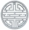 Product image 3 of the product “Yazhen - Plaque - Chinese Pattern, Ø 30cm | cast stone ”